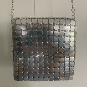 Metal Purse, Paco Rabane style.